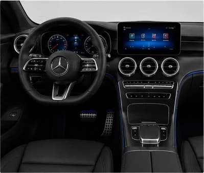 Mercedes-Benz GLC Coupé en renting — interior