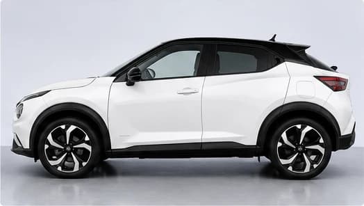 Nissan Juke en renting — perfil lateral