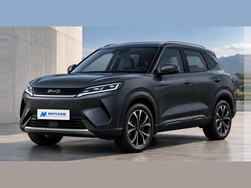 BYD Atto 2 en renting, tres cuartos delantero