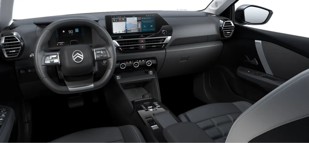 Citroën C4 en renting — salpicadero y puesto de conducción