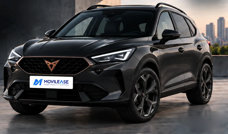 Cupra Formentor en renting — vista frontal tres cuartos