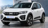 Dacia Sandero Stepway en renting — vista frontal tres cuartos