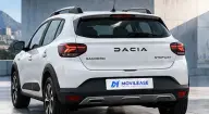 Dacia Sandero Stepway en renting — vista trasera tres cuartos
