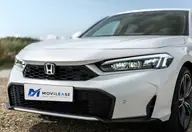 Honda Civic Elegance, detalle del frontal: faro LED y parrilla del restyling