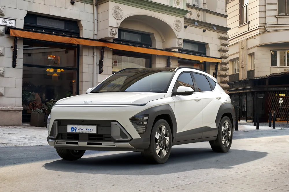 Hyundai Kona Híbrido, frontal con la firma de luz LED