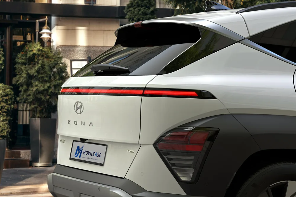 Hyundai Kona Híbrido, zaga con el logotipo KONA