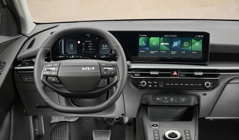 Kia Niro en renting — salpicadero