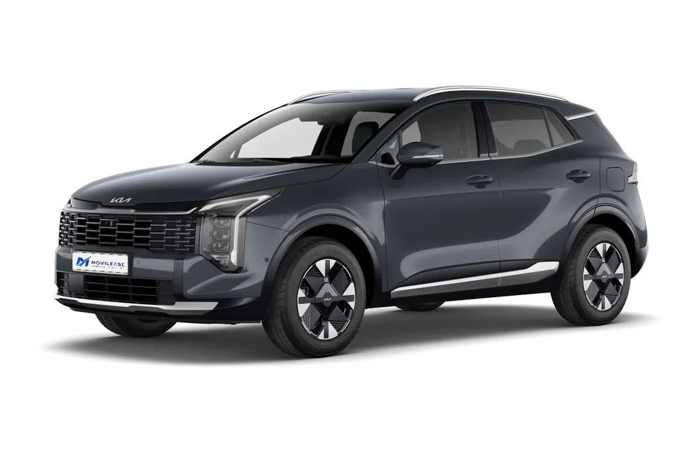 Kia Sportage HEV Drive en Penta Metal, tres cuartos delantero