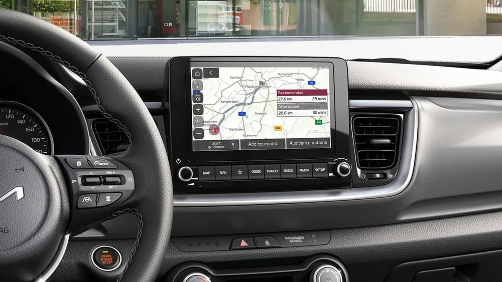 Kia Stonic en renting — salpicadero