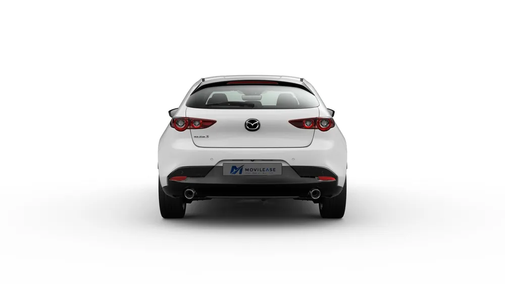 Mazda 3 en renting — trasera