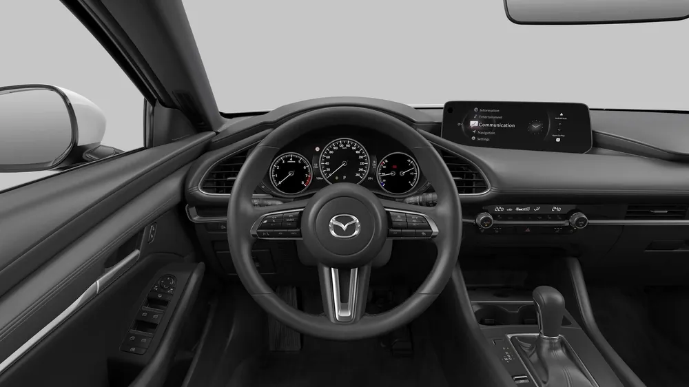 Mazda 3 en renting — salpicadero