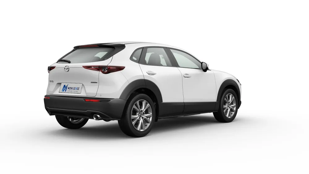 Mazda CX-30 en renting — vista trasera tres cuartos