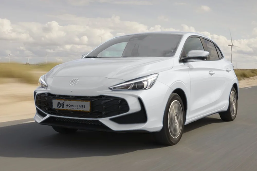 MG3 en renting — vista frontal en marcha