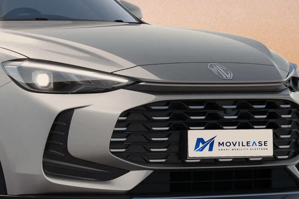 MG ZS en renting — detalle del frontal