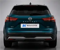 Nissan Qashqai Deep Ocean Blue en renting — trasera