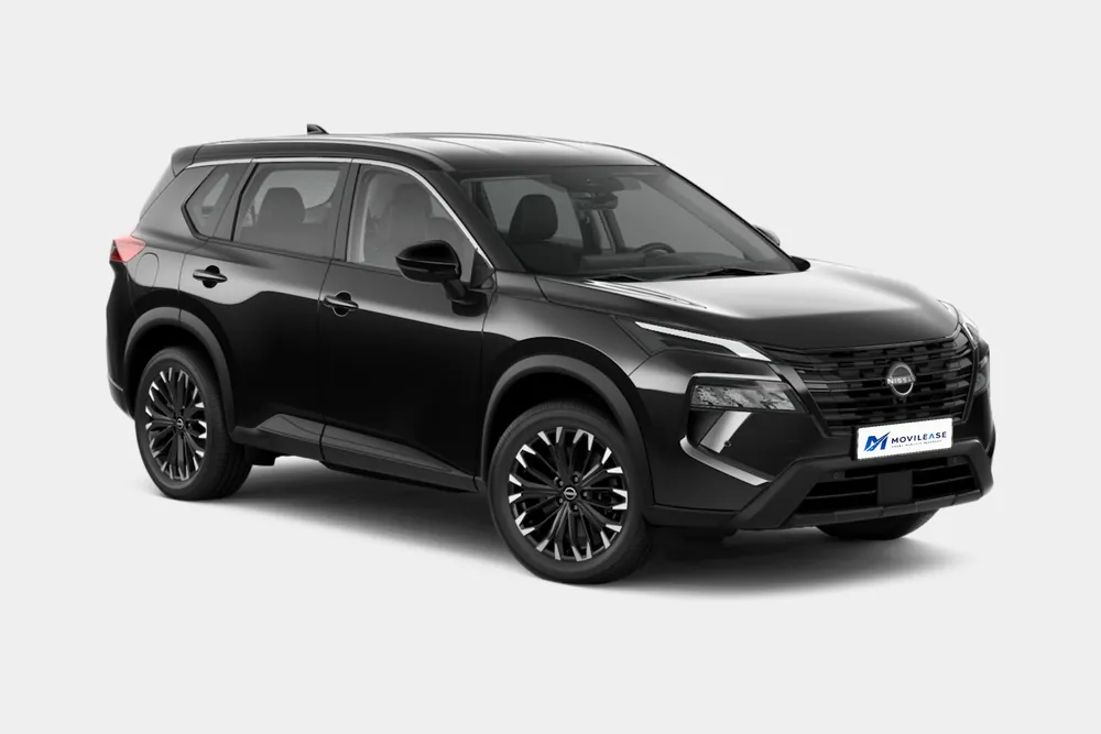 Nissan X-Trail e-POWER Acenta, tres cuartos delantero en negro