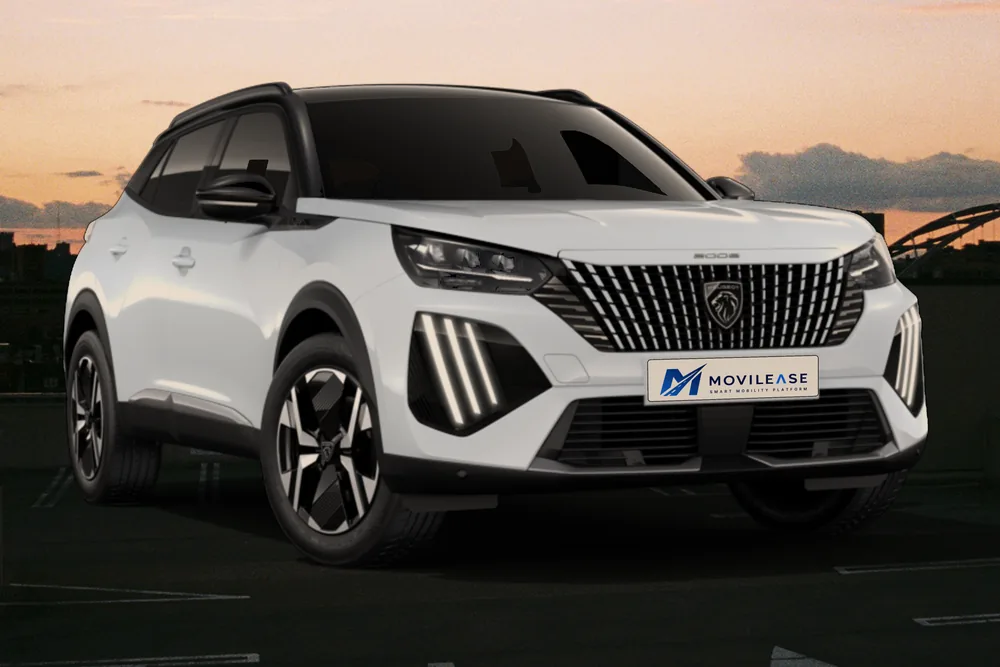 Peugeot 2008 GT, frontal con la parrilla y las luces en forma de garra