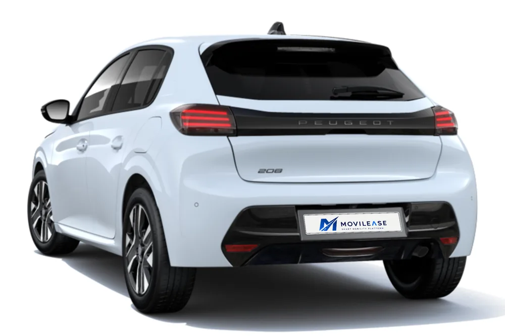 Peugeot 208 Allure en Blanco Okenite — vista trasera