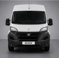 Peugeot Boxer en renting — frontal