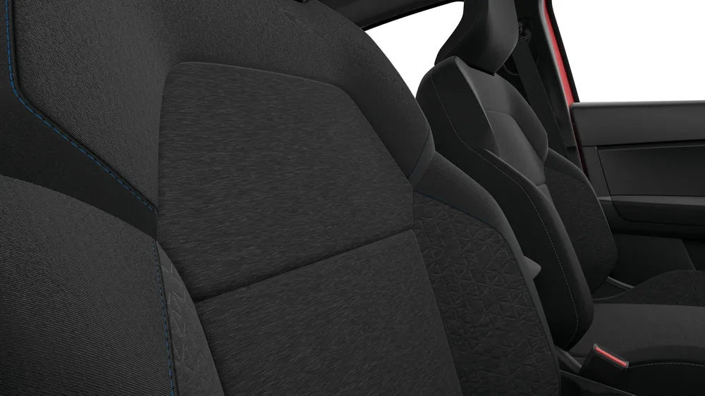 Renault Captur en renting — asientos