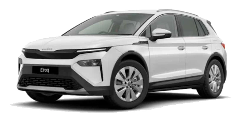 Škoda Elroq en renting — vista frontal tres cuartos