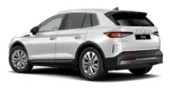 Škoda Elroq en renting — vista trasera tres cuartos