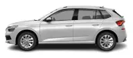 Škoda Kamiq en renting — perfil lateral