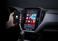 Subaru Crosstrek Hybrid Field, detalle de la pantalla vertical de 11,6" con Apple CarPlay