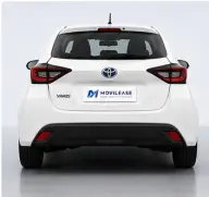 Toyota Yaris en renting — interior