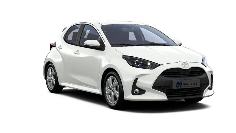 Toyota Yaris en renting — vista frontal tres cuartos