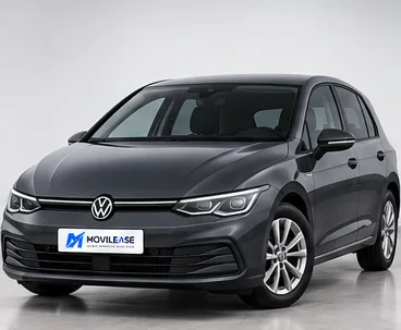 Volkswagen Golf en renting — vista frontal tres cuartos